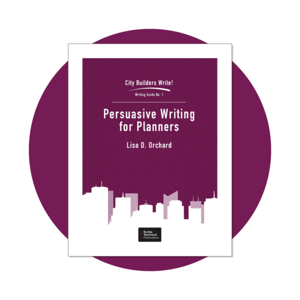 The cover of Persuasive Writing for Planners.