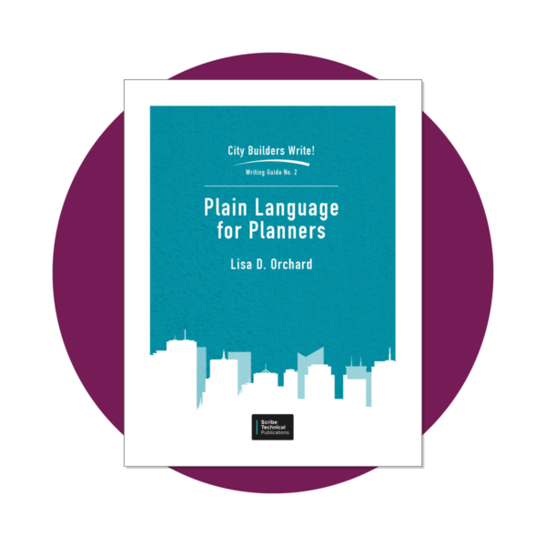 The cover of Plain Language for Planners.